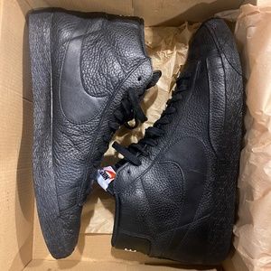 Nike Blazer All Black Leather (Rare)